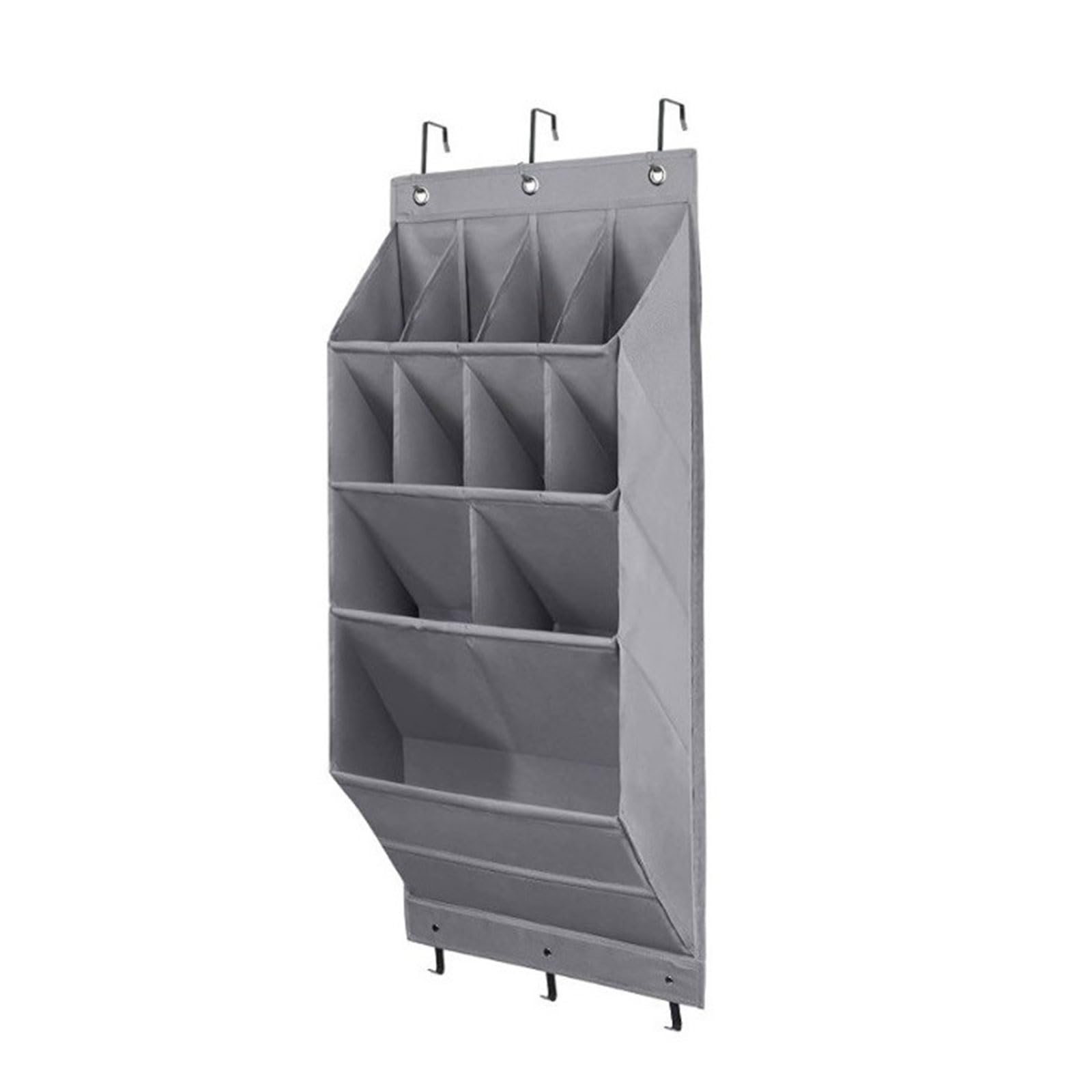 1 juego de organizador de zapatos de tela Oxford para colgar sobre la puerta, estante para colgar zapatos, para dormitorio, baño, armario
