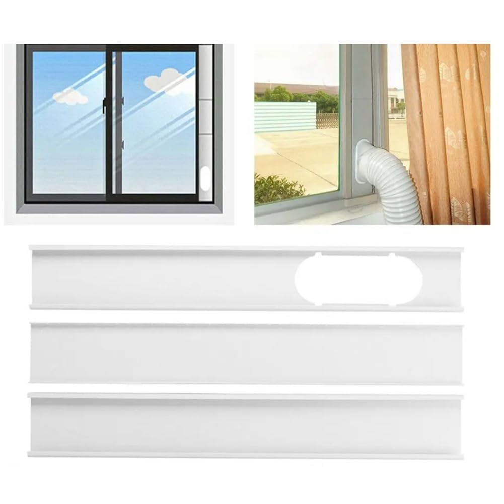 3PCS regolabile portatile finestra kit piastra per condizionatore d'aria pezzi di ricambio condizionatore d'aria fissaggio finestra - 55 cm