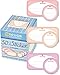 Price comparison product image Avery 56820 Rectangular and Round Home Made Writable Gift Stickers/Product Labels, Multi-coloured, Pack of 50, 38 mm + 38 mm x 75 mm