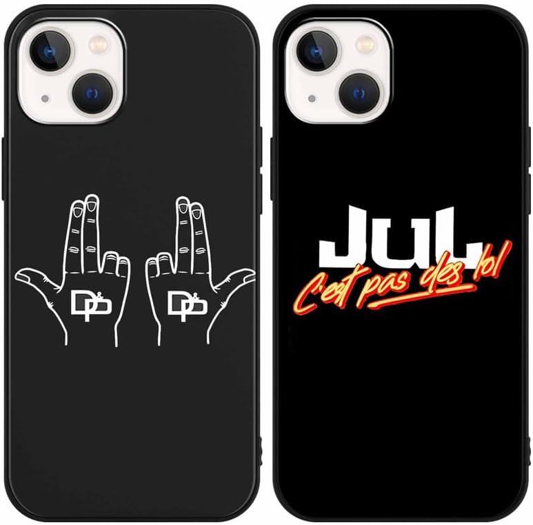 Coque iPhone 15 – nurkorki (2 Packs) JuL Coque pour Apple iPhone 15 6,1&Prime;, Coque de Protection en Silicone TPU Rapper Star Cool Design Antichoc Anti-Rayures Coque pour iPhone 15.02