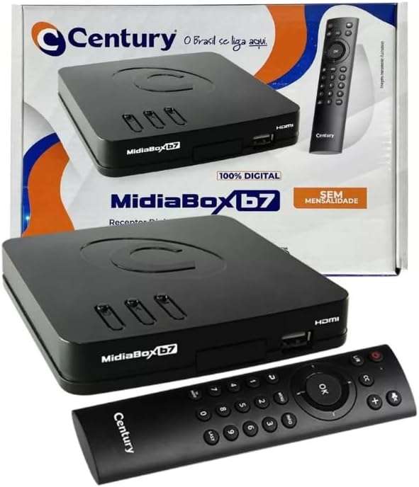 Receptor Digital Banda C/KU Full HD B7 Century