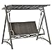 Produktbild Outsunny 3-Sitzer Rattan Hollywoodschaukel Gartenschaukel mit verstellbares Sonnendach Schaukelbank Aluminium Braun 197 x 122 x 178 cm