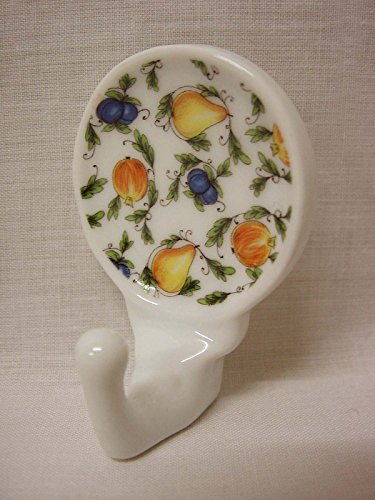 Percha Colgador Gancho Colgar PEQUEÑA Adhesiva Porcelana Talavera
