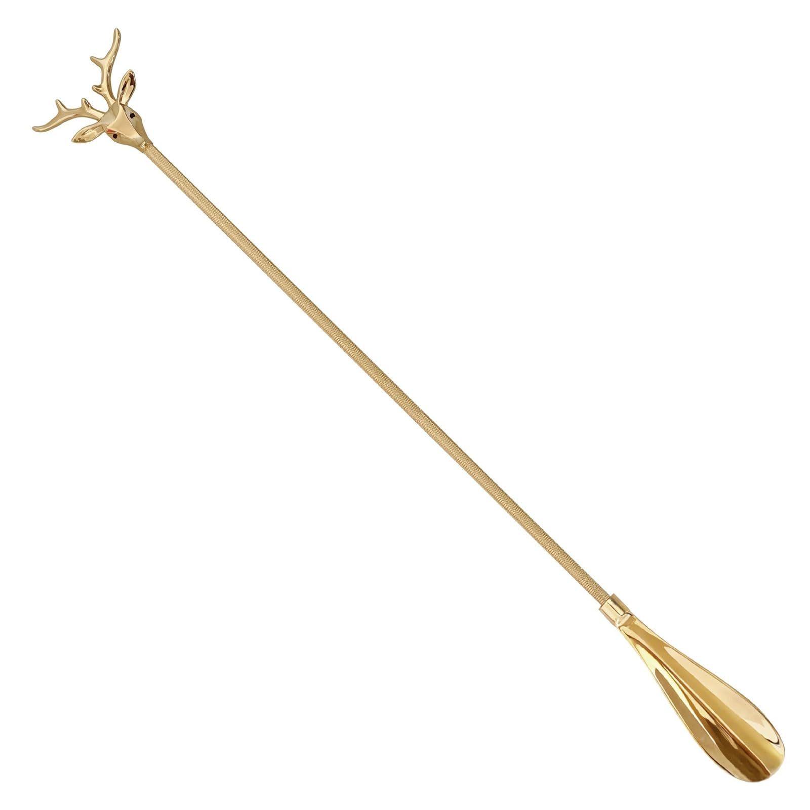 Calzascarpe Calzascarpe in Ottone con Manico Lungo, 18,5 Pollici, Ideale for Anziani, Uso Domestico O Come Regalo Il calzino Aiuta a Mettere i Calzini(60 cm)