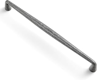 Goo-Ki Weathered Nickel Zinc Alloy Cabinet Handles - 6.3''(160mm) Hole Center Affordable Luxury Cabinet Pull Hardware for Bedroom, Kitchen, 6 Pack