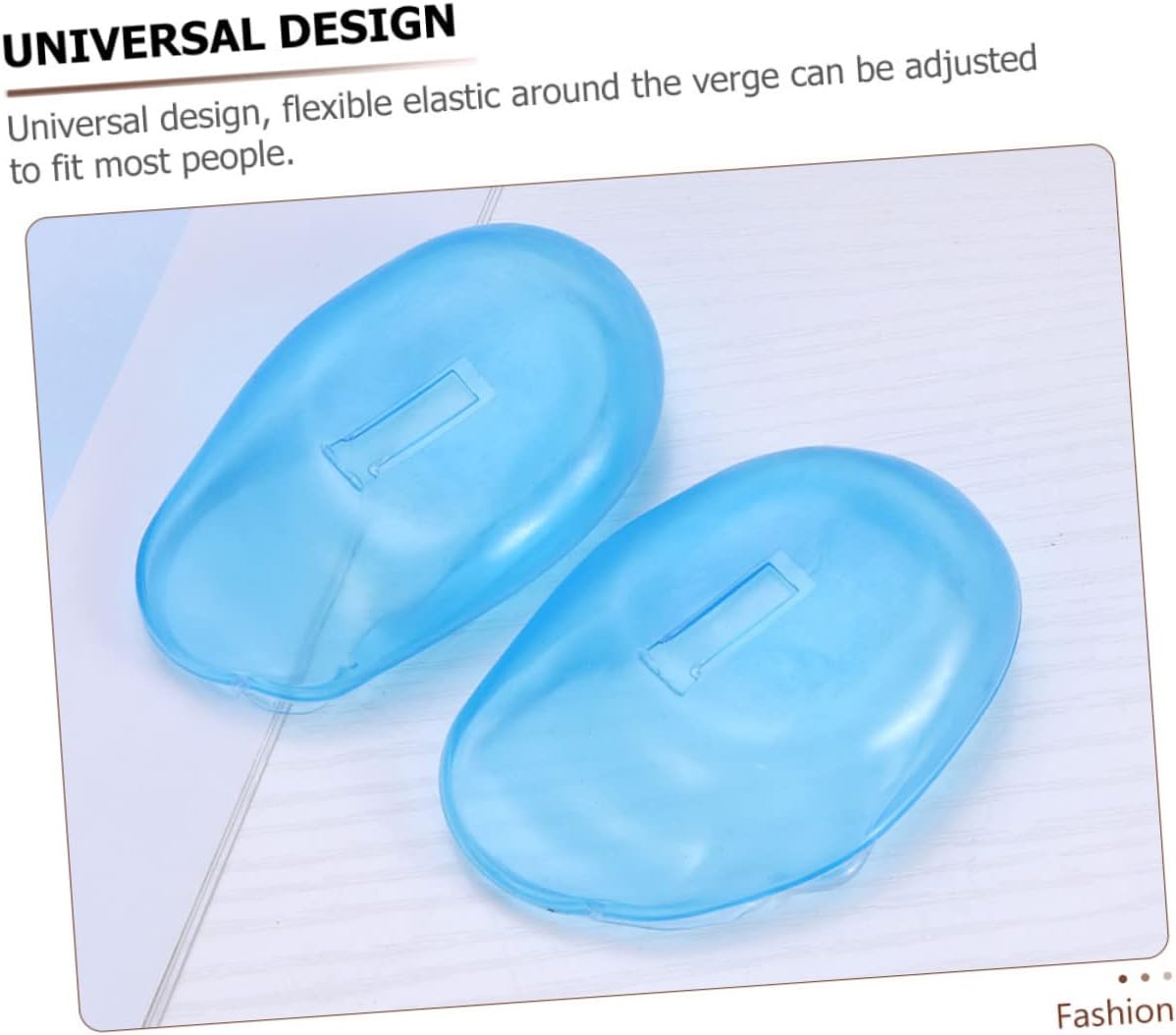 48pcs Silicone Ear Protectors for Hair Dyeing and Treatments Tender Earmuffs Comfortable Ear Covers for Bathing and Coloring Sky