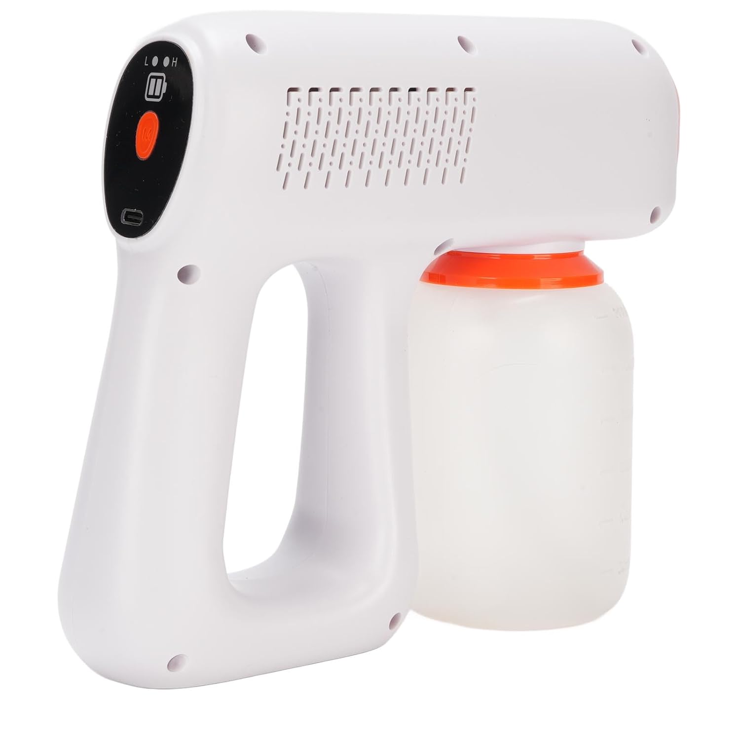 Handheld Sprayer Machine, 1200mAh 8000rpm Motor Copper Nozzle Rechargeable Cordless Sprayer Machine Adjustable Mist Levels Fogger Machine for Human Skin