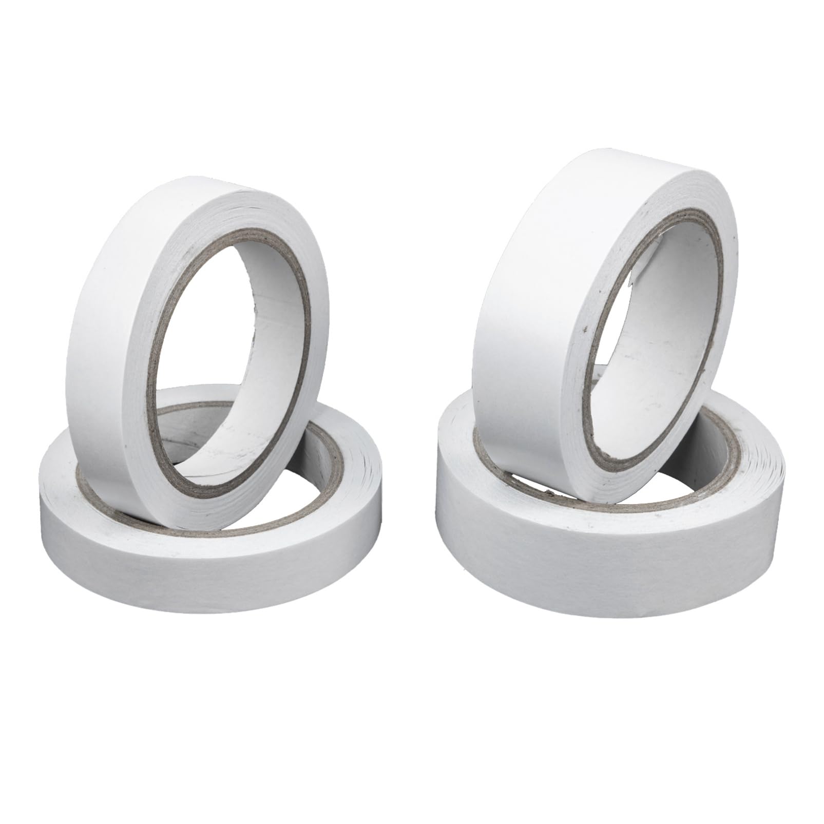 Operitacx 5 Set Nastri Biadesivi Double Sided Tape Nastro Adesivo Rimovibile Nastro Per Pavimenti Doppio Nastro Adesivo Fai Da Te Nastri Adesivi Biadesivi Tessuto Bianca 4 * 5