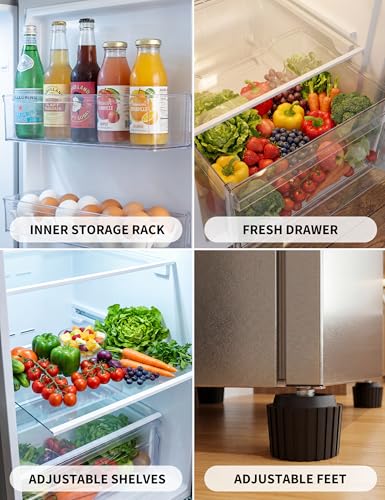 Image of 11 Cu.Ft Convertible Upright Freezer Refrigerator, Energy Saving Frost Free
