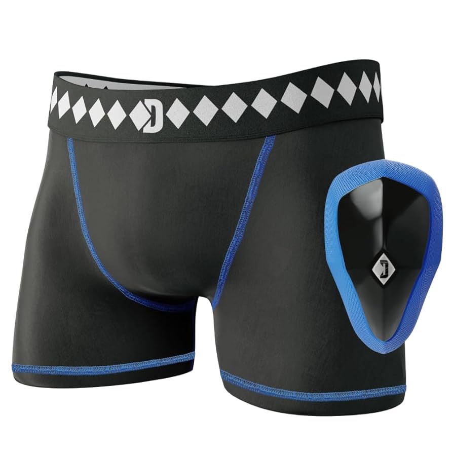 ボクシング DIAMOND MMA Diamond MMA Compression Jock Shorts and Cup System, Black