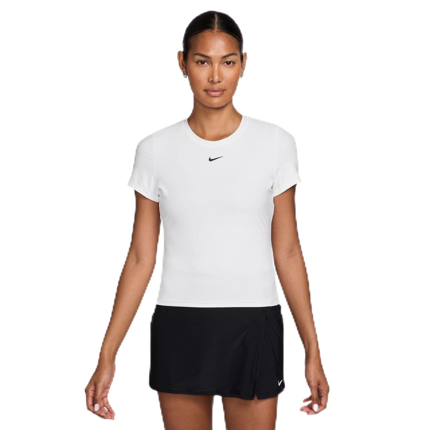 nike Womens Tennis Tank Top White/Black-picture-10
