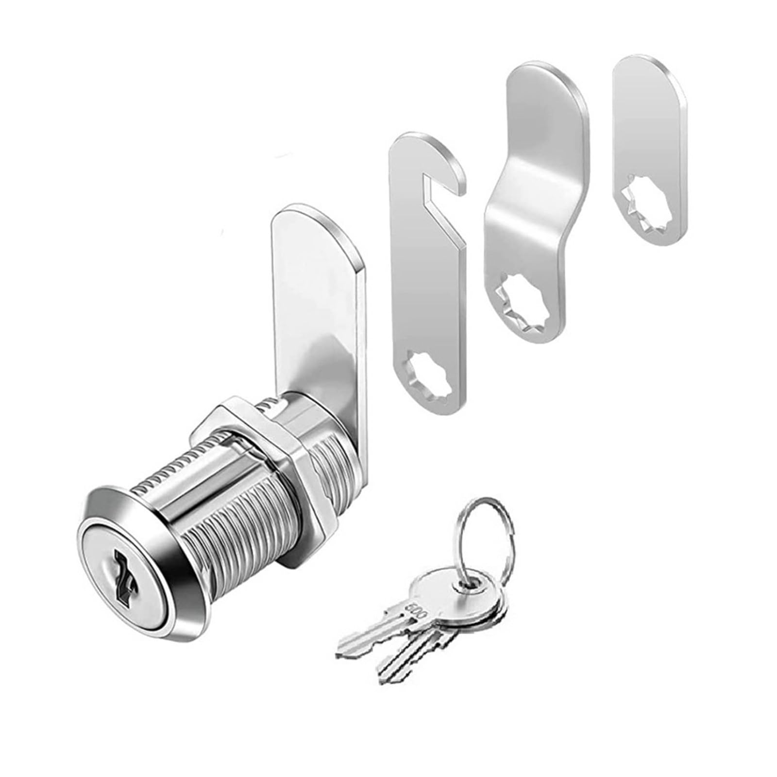 Kjbdqqh 30Mm B Cam Lock Home Cabinet Box Locker Cam Lock 16/30Mm Barrel Drawer Sturdy Mailbox Accessories With 5 Keys For Cupboard(30Mm B)
