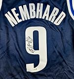 Ryan Nembhard Mavericks Signed Autographed Blue #9 Jersey JSA COA