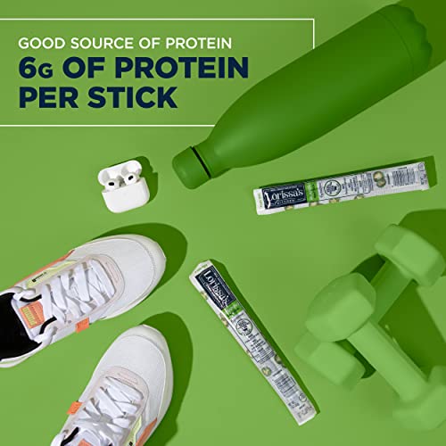 Lorissa's Kitchen Spicy Grass-Fed Beef Jerky Meat Snack Sticks - Keto Friendly Snacks, Gluten Free, No Added Nitrites Or Nitrates, Jalapeno Flavor, 1 Ounce (Pack Of 12) #TOP2