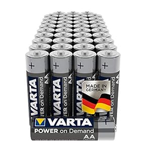 Varta Power On Demand AA Mignon Batterijen (Verpakking Met 40 Stuks – Smart, Flexibel En Krachtig, Smart Home-Apparaten…