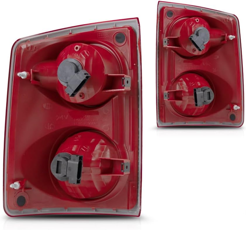 CarLights360 For Ram Dakota Tail Light 2005-2011 Pair Driver and Passenger Side Lens/Housing DOT Certified | CH2818104, CH2819104, CH2818104, CH2819104N | 55077605AD06-07, 55077604AD