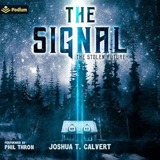 The Signal Audiolibro Por Joshua T. Calvert arte de portada