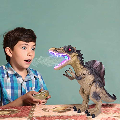 image for FUN LITTLE TOYS Remote Control Dinosaur for Kids, Electronic Walking S