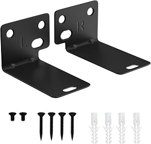 tiebutie Soundbar Wall Mount for Bose WB-300 SoundTouch 300 Sound Bar 300/500/550/600/700/900/950 Smart Ultra Bracket with Hardware Kit, Sound Bar Mount for Bose Soundbar Mounting Bracket Under TV