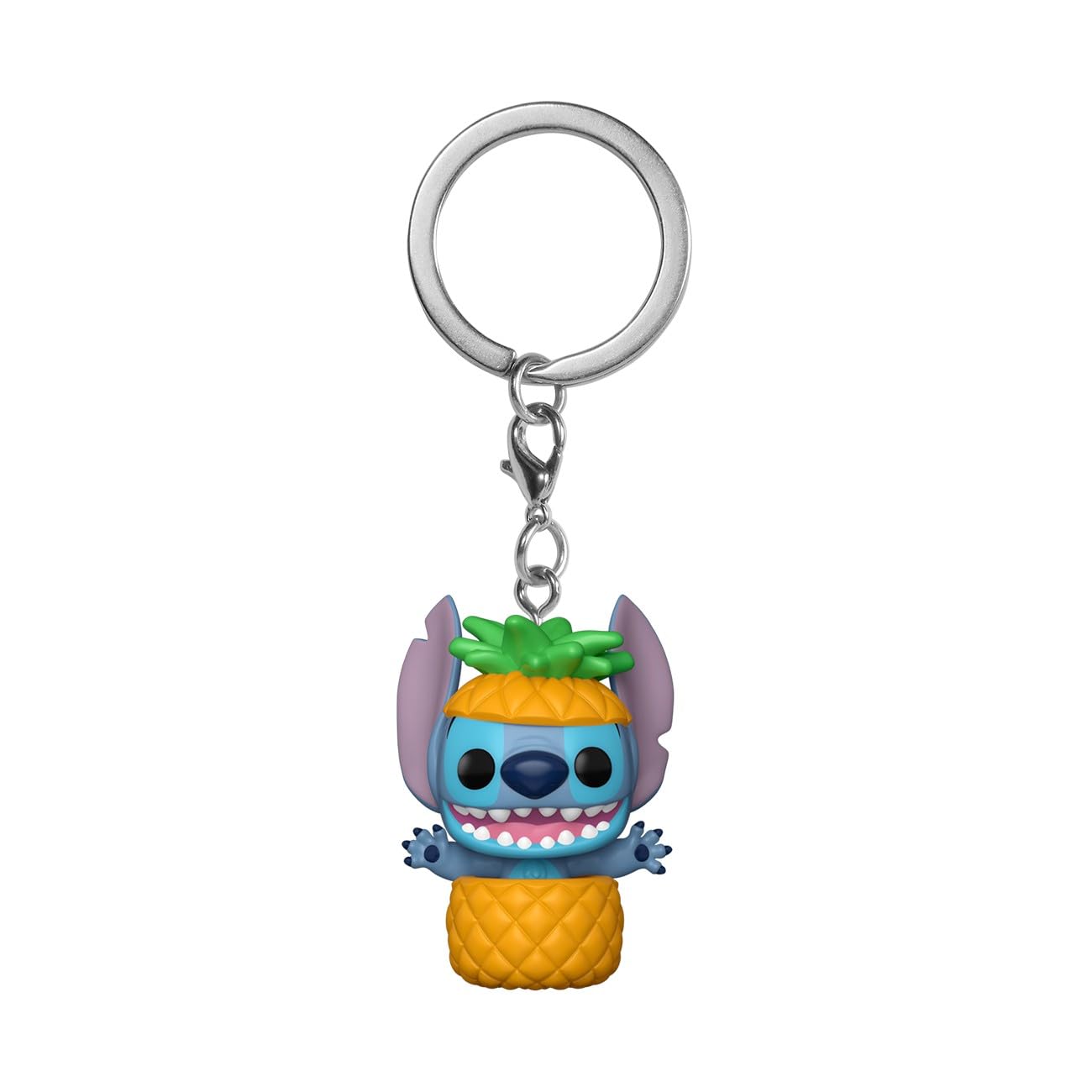 Funko Pop! Keychain: Lilo & Stitch - Stitch in Pineapple​ - Llavero Llavero Original - Mini Figura Coleccionable - Regalo para calcetín - Idea de Regalo - Mercancía Oficial - Decoración para Mochila