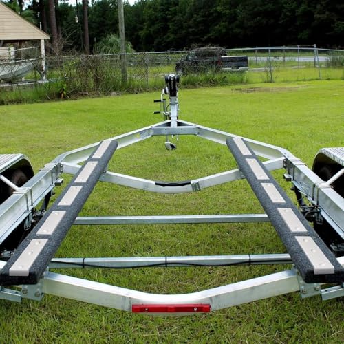 Toboggans pour remorques de bateaux pour éviter les blocages de coque sur moquette - 2