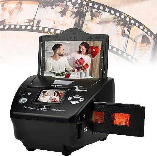 Film Slide Scanner 8.1 Mega Pixels Photo and Film Scanner, 135 Negative Scanner Photo Scanner Views On Your Computer Or USB
