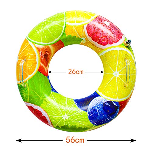 Adult And Kids Pool Float Set With Swimming Ring Tube With Two Handles, Summer Beach Swimming Raft For Children Ages 6 And Up #TOP1