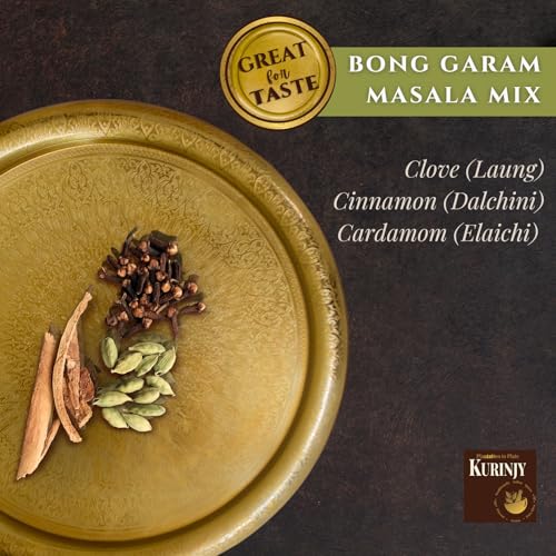 Image of Kurinjy Bong Garam Masala - Whole Spices Mix | Cardamom Cinnamon Clove | Pure Natural Essential Oil filled Premium Kerala Spices | Crafted for Aromatic & Flavorful Cooking, 45g x 1 pack