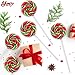 Christmas Swirl Lollipops, 24 Christmas Lollipops Individually Wrapped, Delicious Christmas Suckers Bulk For Festive Treats, Perfect christmas suckers for Gift, and Holiday Decorations