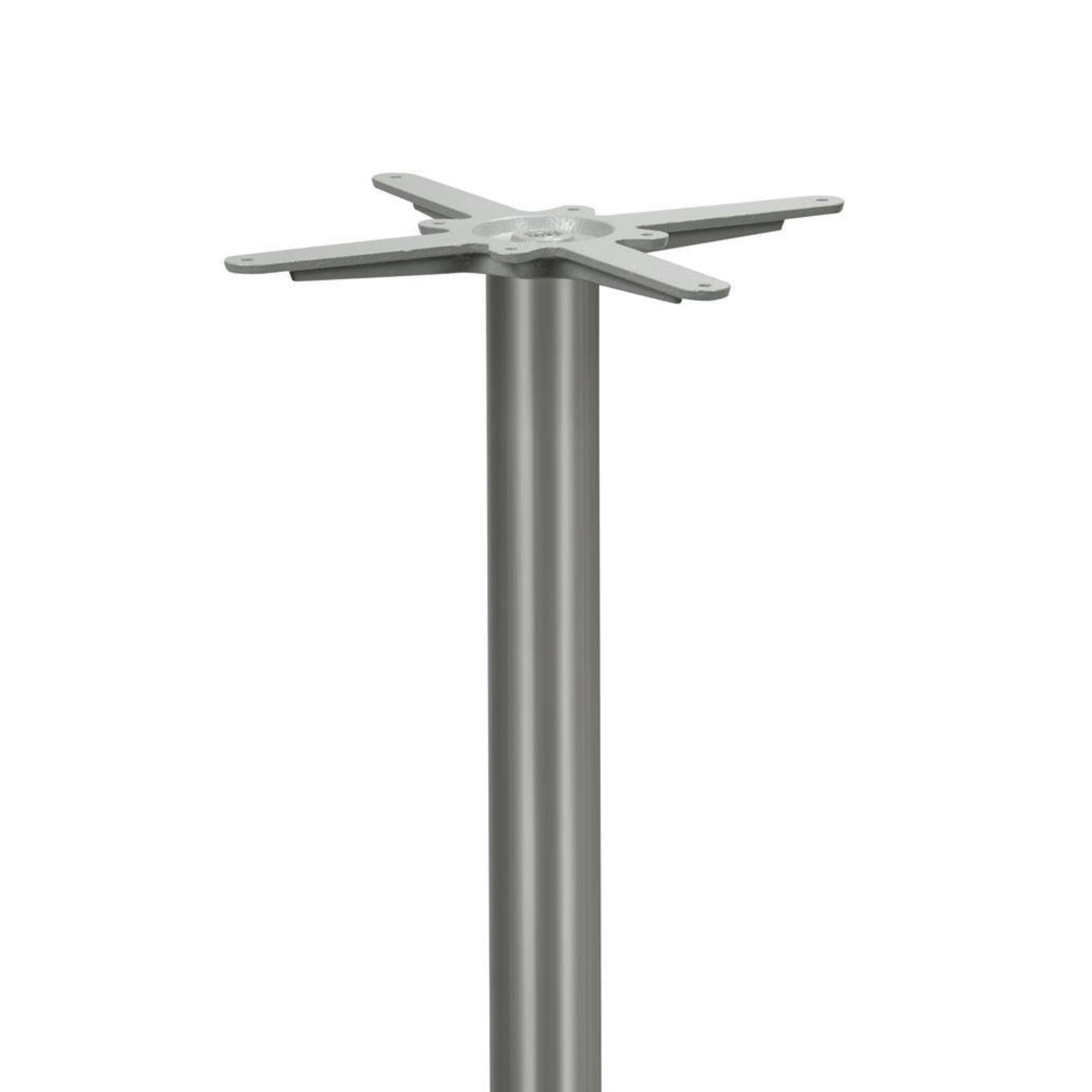 Stehtischgestell Tischbein Edelstahl | Premium | PD7586inox/110 | INOX | Stehtisch | Höhe 108 cm | 26 kg | max. Tischplattengröße Ø 90 cm