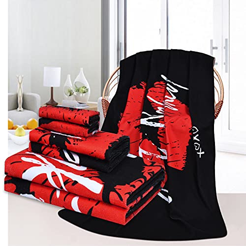 Best Red And Black Bath Towels, According To Reviews