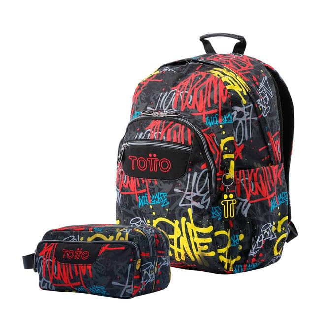 TOTTO MA04COM134-24160-6CS, Pack Escolar Unisex niños, TU