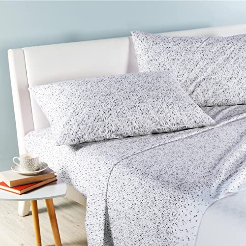 Caleffi Lenzuola Zenit Matrimoniale Tortora in Percalle - 82266