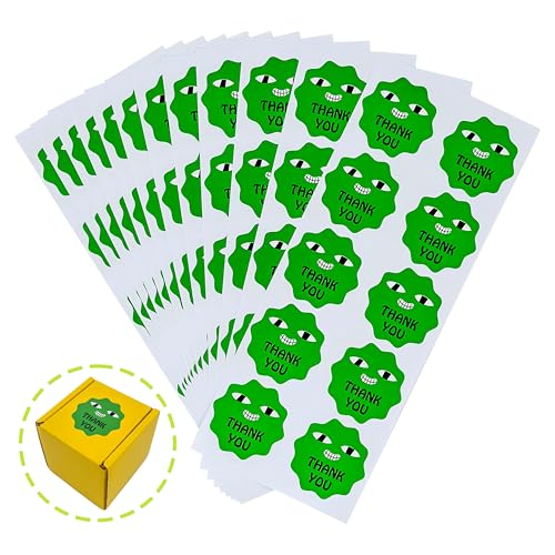 Stickers de remerciement pour emballage de colis de créateurs et enveloppes d'invitation