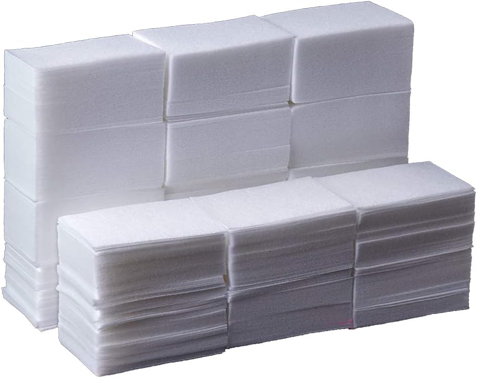 Nail Wipes Lint Free Gel Nail Polish Remover 900 pcs Cotton Pad Disposable Nail Polish Remover for Soak Off UV Gel Polish Clean Acrylic Nails Remover