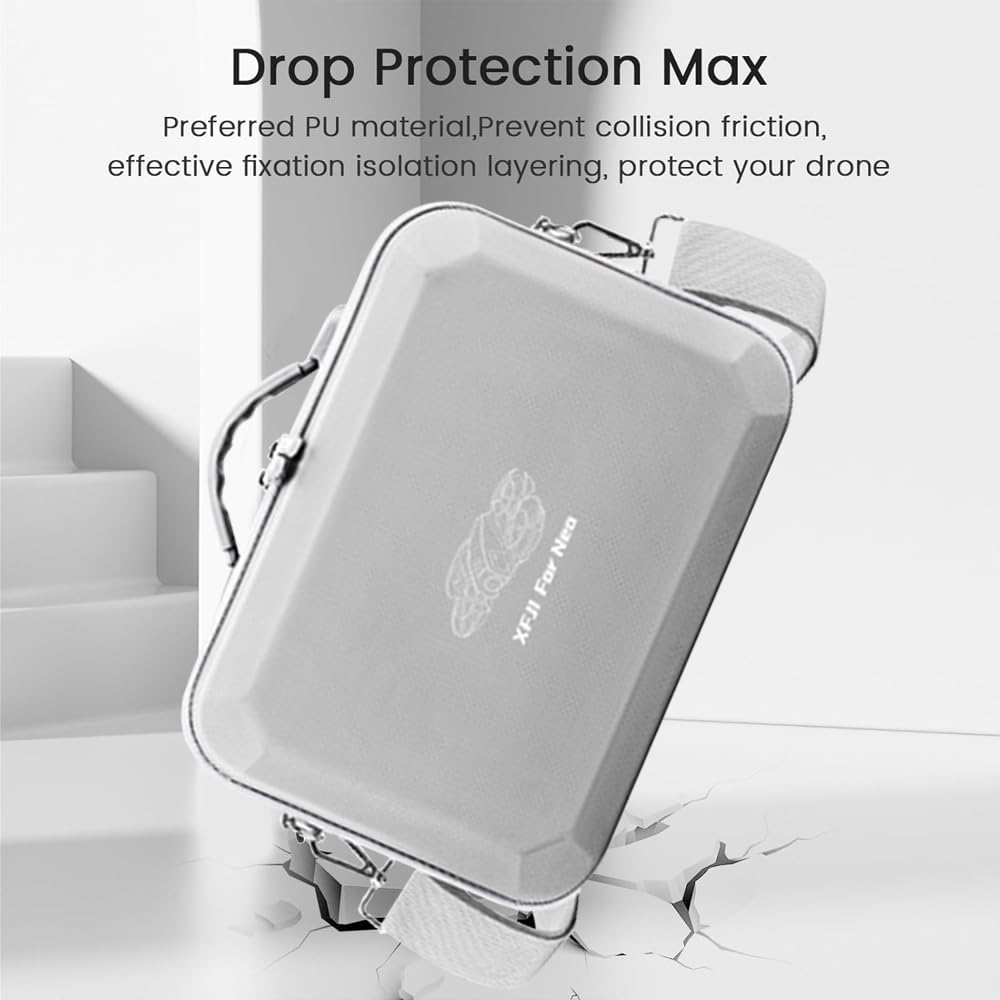 Case for DJI NEO Drone, DJI NEO Case for Travel,Storage Bag for DJIs NEOs Aceessories Battery Charging Hub Waterproof,Gray