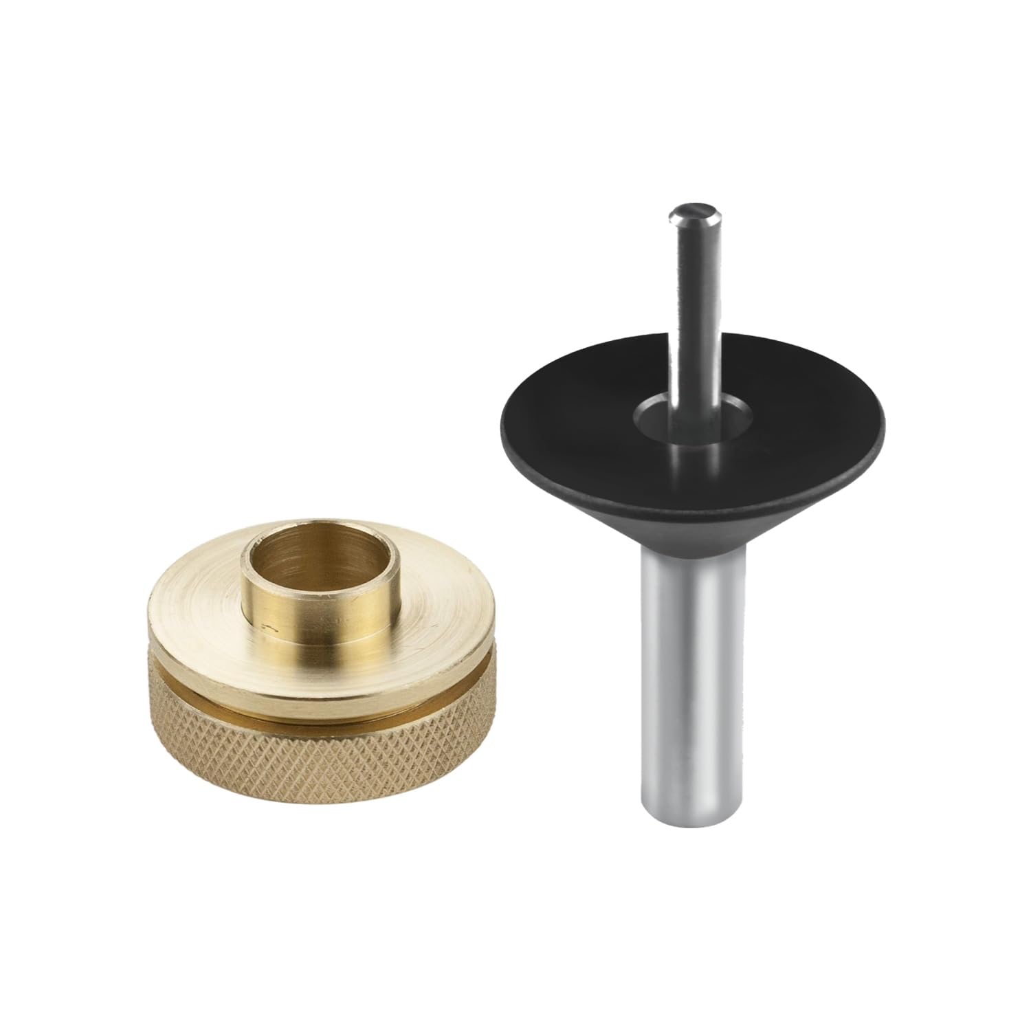 Router Collet BOZXYE 13 Pcs Brass Router Teplate Bushing Guide Set With ...