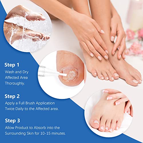 Pulchra Nail Repair Pen, Fingernails And Toenails Care Solution With Nail File - Hydrates, Restore And Nourish Discoloration, Brittle, Ridged And Damaged Nails (2 Pcs) #TOP3