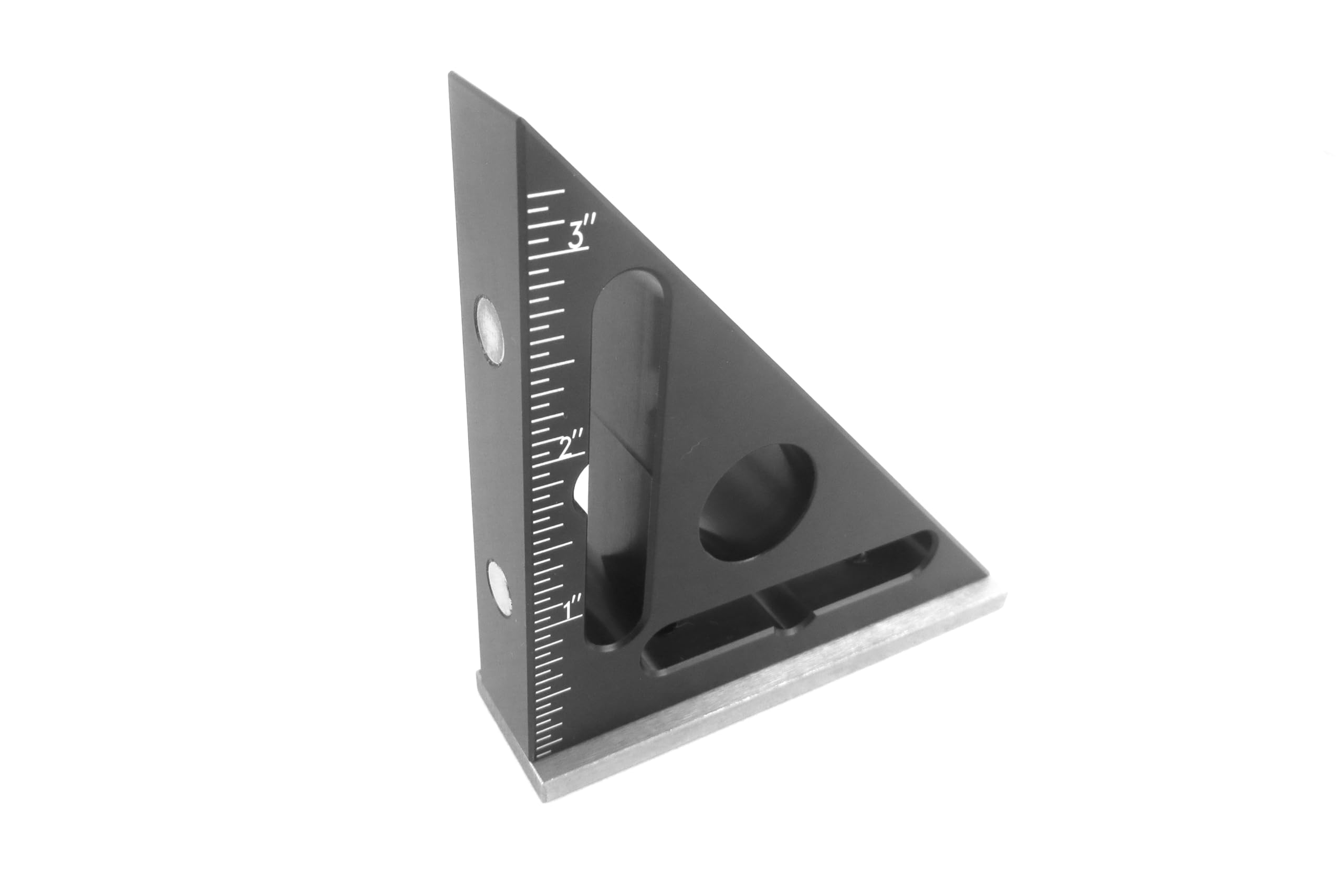90°/45° Aluminum Alloy Magnetic Setup Square with Imperial Graduations