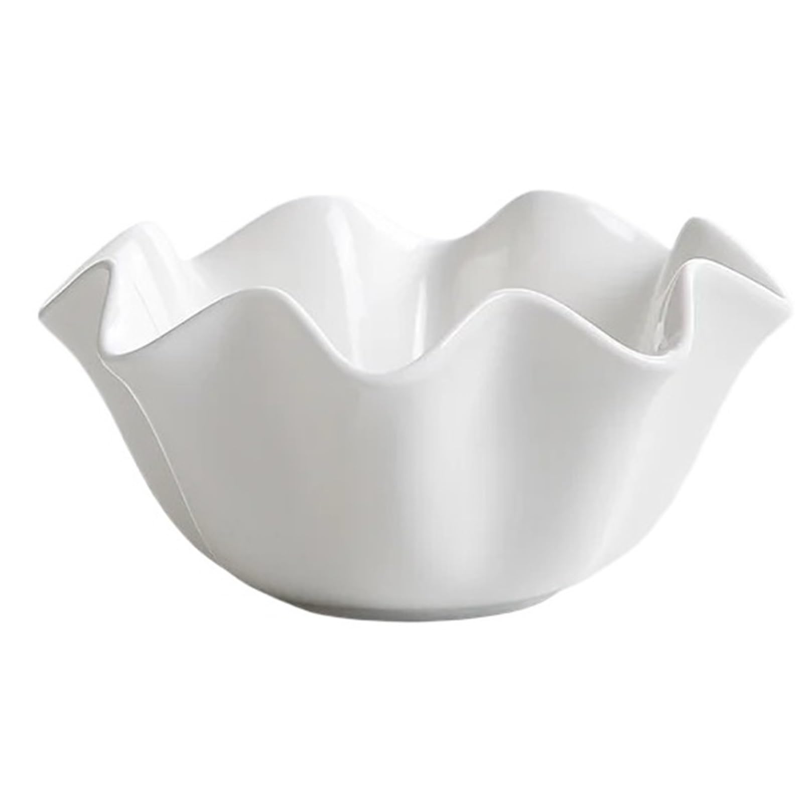 Coppe Gelato 2 pezzi in ceramica tazza for insalata di frutta ciotola for gelato bianca piatto di pasta occidentale for la casa cucina dessert ciotola for snack di frutta secca Per Dessert(15.5*7cm)