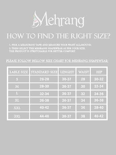 Mehrang Stretchable Saree Shapewear Petticoat for Women, Cotton Blended,Petticoat,Skirts for Women,Shape Wear Dress for Saree Black