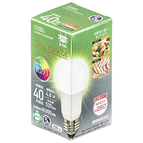 I[d@ LEDd E26 40` F LDA5N-G AG6/RA93 06-3856 OHM