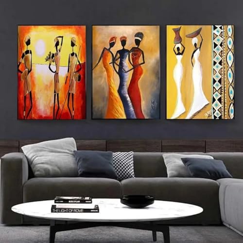 Toile femme noire africaine vintage pour réchauffer votre foyer