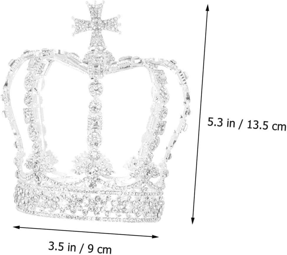BESPORTBLE Rhinestone Wedding Crown Bridal Tiara Headpiece for Women Elegant Bridal Hair Accessory Suitable for Wedding and Party