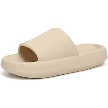 EQUICK Cloud Slides Pillow Slippers for Women and Men | Shower Slippers Bathroom Sandals | Ultra Soft | Cushioned Thick Sole | Indoor & Outdoor