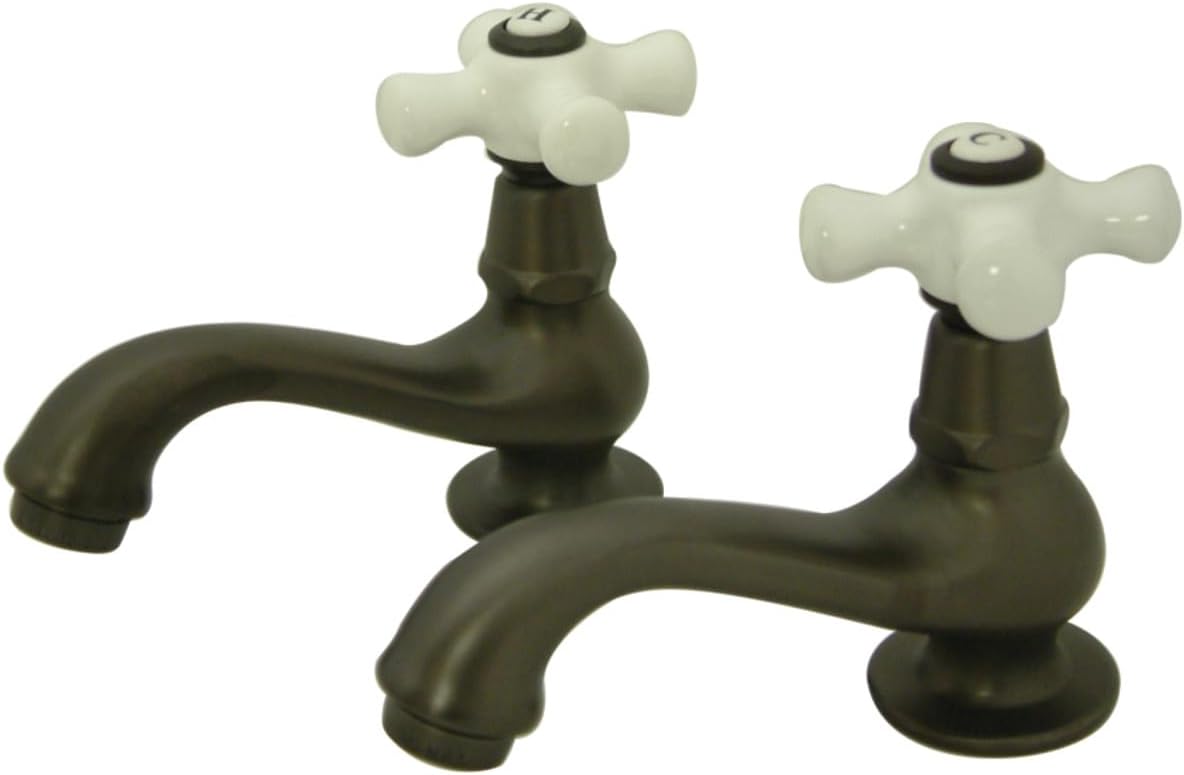 Kingston Brass KS1105PX Heritage Basin Tap Faucet, Oil-Rubbed Bronze, 4.38 x 2.5 x 1.88