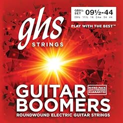 GHS BOOMERS Jeu De Cordes Pour Guitare Electrique – GB-XL+ – Extra Light + – 009, 5/044 - Les Beatles, Paul McCartney, John Lennon, RIngo Starr, George Harrison