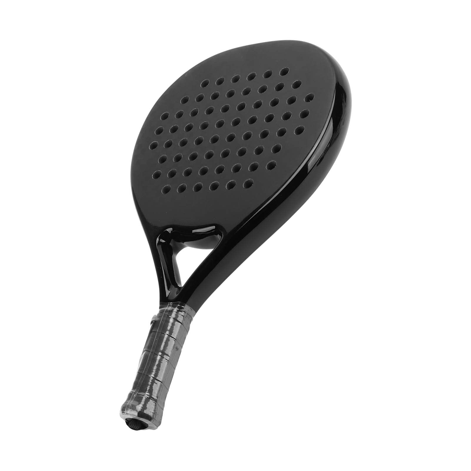 Bewinner Raquette de Tennis de Plage Entièrement en Fibre de Carbone avec Noyau en Mousse EVA, Poignée Ergonomique et Dragonne pour Un Contrôle et Une Vitesse Hautes Performances
