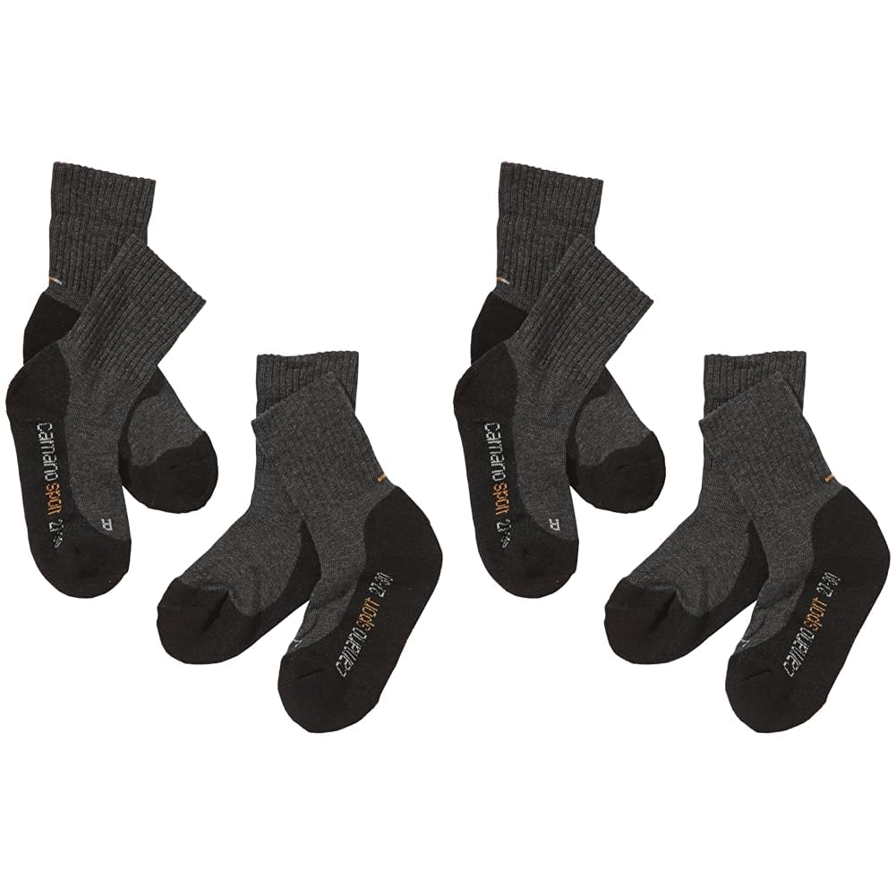 Camano Kinder 2er Pack Sportsocken mit verstärkter Ferse und Spitze Jungen & Mädchen Strümpfe