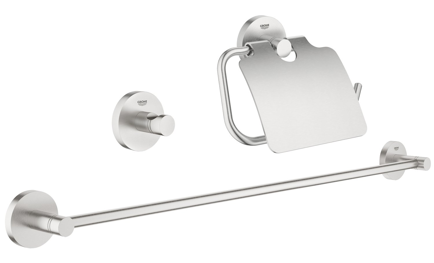 GROHE Essentials 40775DC1 Set d’Accessoires 3-en-1/import Allemagne